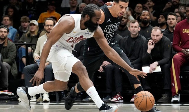 哈登复出狂轰22+9+8，还创3大神迹，骑士险胜篮网！虎将惊艳